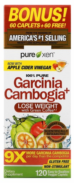 100% Pure Garcinia Cambogia Citrimax 120 CAP