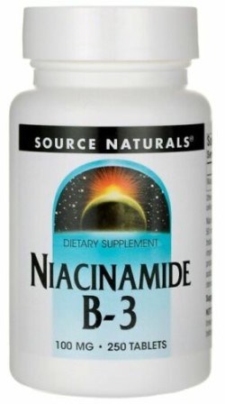 Niacinamide Vitamin B-3 100毫克 250 錠