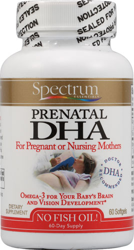 懷孕媽媽寶寶補腦DHA 580毫克 60 軟膠囊