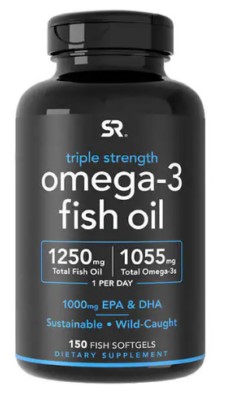三倍效力亜米迦Omega-3鱼油, 150 軟胶囊