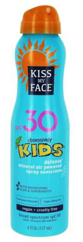 兒童護膚礦物質隔離霜 SPF30 噴式乳液 6 盎司