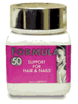 FORMULA 50 SUPPORT FOR HAIRS AND NAILS 100 SOFTGEL