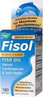 FISOL DELAYED-RELEASE FISH OIL 180 SOFTGELS