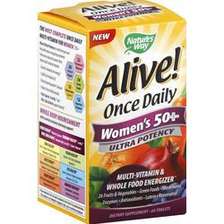 ALIVE! ONCE DAILY WOMEN'S 50+ ULTRA 60 TABLET