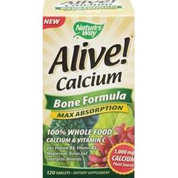 Alive Calcium Bone Formula Max Absorption - 120 Tablets