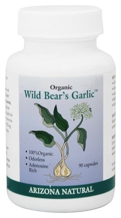 Wild Bear Organic Garlic 500mg 90 capsule