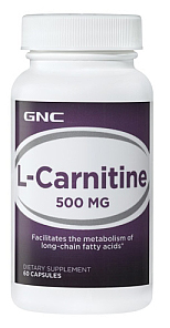 左旋肉鹼L-carnitine(卡尼汀) 500毫克 60 颗 (037628)