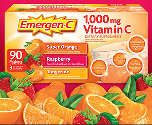 Emergen-C 維他命沖泡粉三種口味90 小包 
