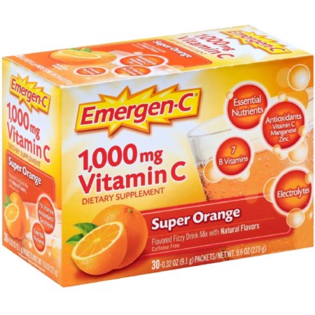 Emergen-C高效能量柑橘維他命橘子口味 C 30 小包