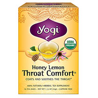 THROAT COMFORT TEA HONEY LEMON 16 BAG