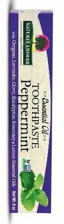 Essential Oil Toothpaste Peppermint 8 ounce