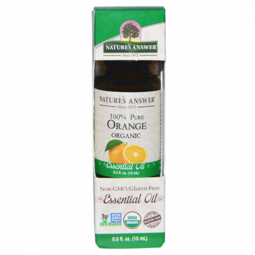 Essential Oil Organic Orange 0.5 oz
