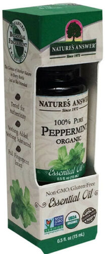 Essential Oil Organic Peppermint 0.5 oz