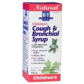 天然草藥兒童咳嗽支氣管炎糖漿 4 盎司