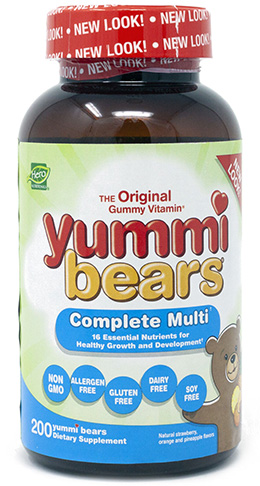 Yummi Bears Multi-Vitamin/Minerals 200 Gummies