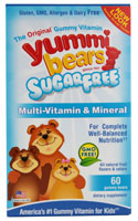 小熊無糖糖漿綜合維他命+礦物質 60 顆