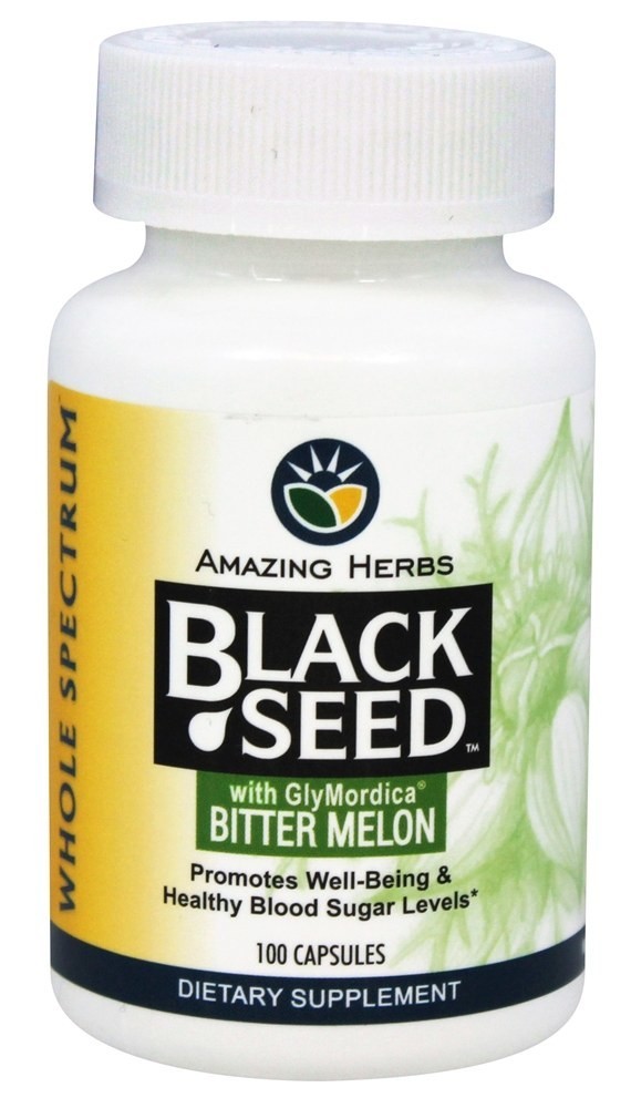Black Seed with Glymordica Bitter Melon 100 capsule