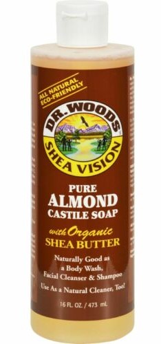 CASTILE SOAP LIQUID ALMOND WITH SHEA BUTTER 16 OUNCE