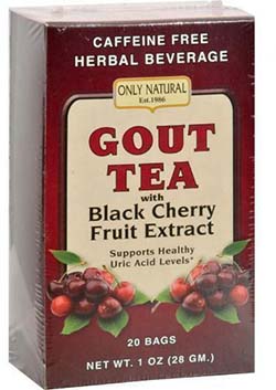 GOUT TEA WITH BLACK CHERRY FRUIT EXTRACT 20 BAG