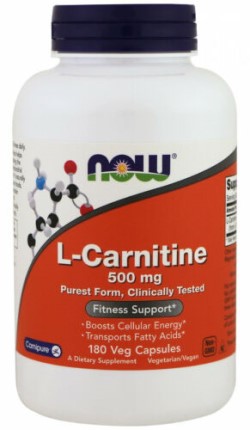 左旋肉鹼L-carnitine(卡尼汀)500毫克 180 膠囊