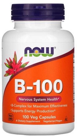 Vitamin B-100 High Potency B Complex - 250 Caps