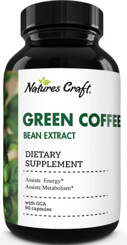 Powerful Green Coffee Bean Supplement - Fat Burning Diet Pills for Men & Women 