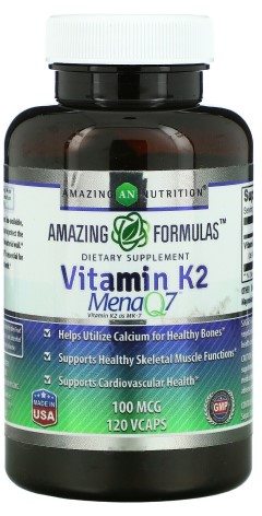 Amazing Formulas Vitamin K2 Menaq7 100 mcg 120 capvegi