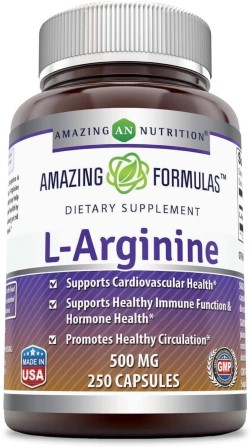 Amazing Formulas L-Arginine 500 mg 250 capsule