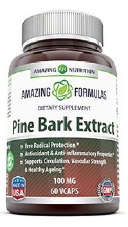 Amazing Formulas Pine Bark Extract 100 mg 60 capvegi