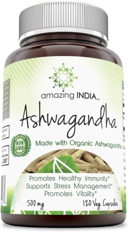 Amazing India Ashwagandha 500 mg 120 capvegi