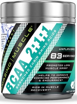 AMAZING MUSCLE BCAA 2:1:1 UNFLAVORED 1.1 LB