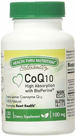 輔酵素CoQ-10 含胡椒素 100 毫克非基因改造 120 軟膠囊