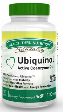 泛醇輔酵素Ubiquinol CoQ10 100 毫克 120 軟膠囊