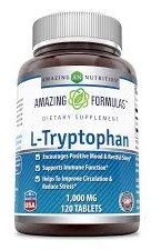美贊處方 L-色胺酸 (Tryptophan)1000 毫克 120 錠