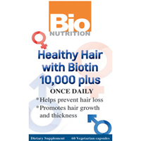 HEALTHY HAIR BIOTIN 10,000MCG 60 CAP VEGI