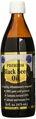 高級 100% 純壓縮黑籽油 16 盎司