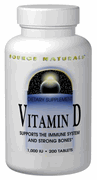 VIT D-3 1000 IU 200 TABS	